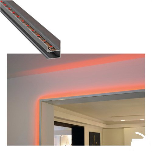 Preisvergleich Produktbild Wandleuchte Wandprofil LED Alu eloxiert