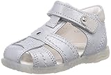Cierre con velcro Primigi Lars-E - Zapatos Primeros Pasos de Cuero para niña, Color Plata, Talla 25