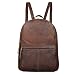 Produktbild STILORD 'Conner' Leder-Rucksack groß Vintage Daypack Backpack Unirucksack Rucksackhandtasche Business 13,3 Zoll Laptop A4 echtes Rindsleder, Farbe:Mocca - braun