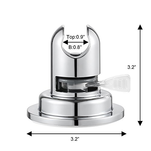 labkiss Lk029 Badezimmer Super starken Vakuum Saugnapf Handbrause, Halter & Wandhalterung mit Klebstoff 3 m Stick Disc, kein, robuster, feuchtigkeitsfest, wasserdicht, wiederverwendbar, chrom-Finish - 6