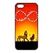 Produktbild Schutzhülle für iPhone 5 5S, iPhone 5S Fall, der König der Löwen iPhone 5 Fall, iphone 5s, König der Löwen Design Harte Rückseite Case Cover Haut für Apple iPhone 5 5 G 5S