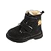 Produktbild Martin Stiefel, LianMeng Kleinkind Jungen Mädchen Winter Martin Sneaker Warme Stiefel Kinder Babyschuhe (24 (1.5-2T), Black)