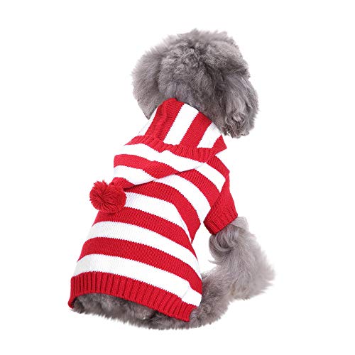 Preisvergleich Produktbild MCYs Hund Pullover mit Kapuz Kleidung niedlich Haustier Kleidung warme Winter warme Welpen