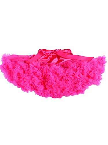 Anna-Kaci Girls Kids Dress Tutu Skirt Princess Party Petticoat Ballet Dance Pettiskirt 0-9Y Rose Size Medium