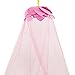 Princess Bed Canopy – Fairy Tale Childrens Bed Canopy With Pink Petals- Quick and Easy To Hang Girls Bedroom Accessories - Perfect Gift for Girls, Daughters and Granddaughters