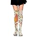 Produktbild ruishandianqi Hohe Socken Firedragon Unisex Knee High Long Socks Boot High Socks Length 60cm