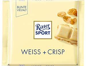 Ritter Sport Weiss Und Crisp 1 X 100 G Amazon De Lebensmittel Getranke