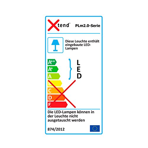LED Panel 12W ultraslim Deckenleuchte rund Ø180mm mit integriertem Netzteil! warmweiß 3000K, extra flach 13mm, stufenlos dimmbar inkl. Montageleiste IP65 TÜV - 9