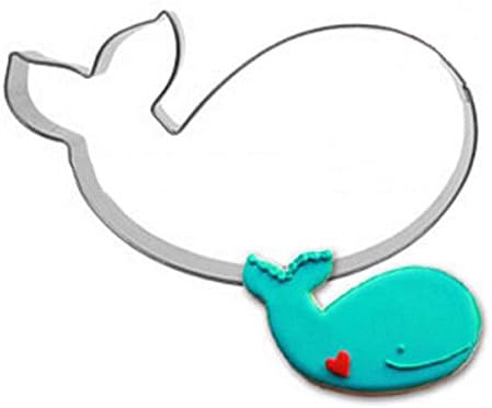 Bazaar Whale Shape Stainless Steel Cookie Cutter Fondant Cake Mold