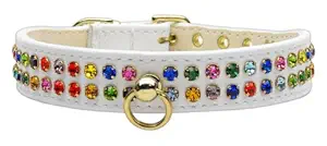 Mirage Pet Products No.76 Dog Collar, 16-Inch, White