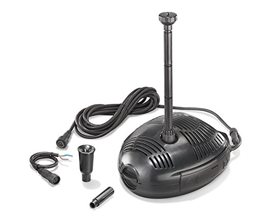 Solar Teichpumpe Roma mit 2 verschiedenen Sprinkleraufsätzen, 101734 esotec