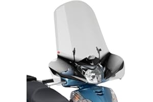 MOTOTOPGUN GIVI PARABREZZA 307A COMPATIBILE CON HONDA SH 300 I 2007 07 2008 08 2009 09 2010 10
