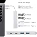 Produktbild Fcostume Typ C USB 3.0 auf 2xTyp c 2xUSB 3.0 4in1-Hubadapter für MacBook (Silber)