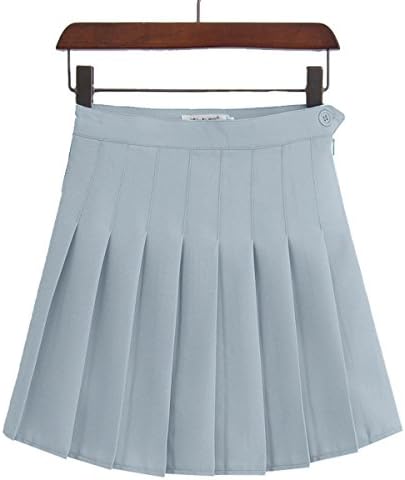 SHOPBIBLES Women Girls Golf Skirts Sports Pleated Skirts Tennis Everyday Skirt Outdoor