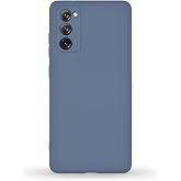 KZY Contact Cover Camera Protected Inside Velvet Launch Silicone Case Compatible with Samsung Galaxy S20 FE - Petroleum Blue