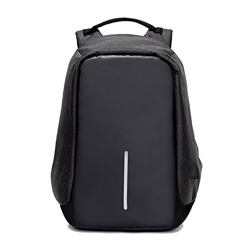 JUDIAO Business Laptop Rucksack mit USB-Ladeanschluss  Diebstahlsicherer Gro  er Kapazit  t Reise Rucksack Schule Schultasche f  r Notebook Computer  