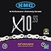 Produktbild KMC Fahrrad Kette KMC X-10-93 grau silber 10-fach 30 Gang 114 Glieder Karton Shimano Schaltung, 300836