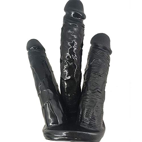 Preisvergleich Produktbild Künstlicher Dildo Multi-Funktions-lange Dreifache Künstliche Penis Sex-Spielzeug Für Frauen Oder Homosexuell(Black)