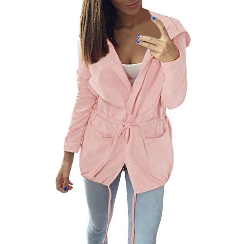 Preisvergleich Produktbild Oasics Damenjacke, Lässige Solid Pocket Hoodie Langarm-Fronttasche S-2XL