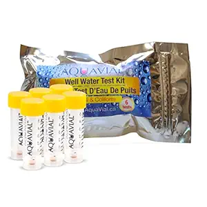 AquaVial Well Water Test Kit (Pack of 6 Tests)