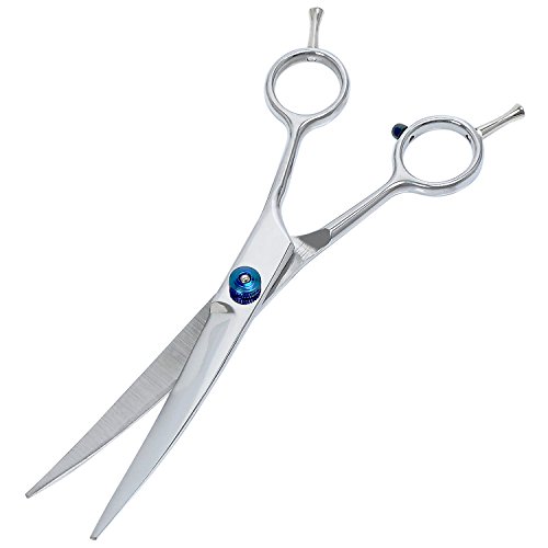 Kingstar-7-Inchs-Professional-PET-DOG-Grooming-Scissors-Suit-Stainless-Steel-Home-Cutting-Curved-Thinning-Shear