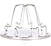 Produktbild Yeying123 Im Freien Edelstahl Brot Rack 4 Scheibe Toast Brot Platte Camping Picknick Grill Klappbar Fach