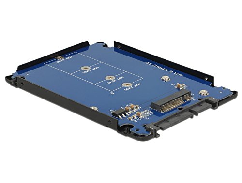 DELOCK 2.5 Konverter SATA 22 Pin> M.2 NGFF mit GehÃ¤use - 3