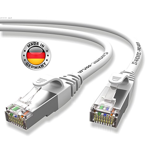 AIXONTEC® I Netzwerk-Kabel Cat6 12m grau Patch-Kabel Ethernet-Kabel Powerlan Gigabit Ethernet Kupfer pimf twisted-pair-kabel rj45 kabel I Switch Router Server PC Laptop Scanner Access Point Modem