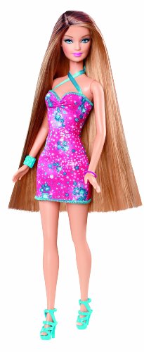 Barbie Long Hair Glam Brown Blonde Doll