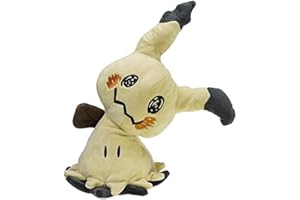 EN7JIOY JESJIN Zeichentrickfigur Mimikyu Kissenpuppe Niedliches Mimikyu-Plüschtier Weiche gefüllte Anime-Puppe für Kindergeburtstagsgeschenk Mimikyu 40 cm