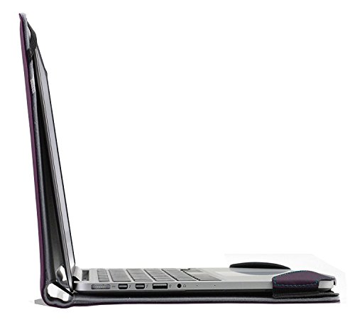 Broonel - Profile Series - Purple Leather Luxury Laptop Case For The Lenovo ThinkPad L380