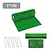 Produktbild G-wukeer 1 m x 1 m Strohmatte grün Kunstrasen Rasenteppich Kunstrasen Hausgarten Moos Hausboden DIY Hochzeitsdekoration (Rasen + Stahlnieten)