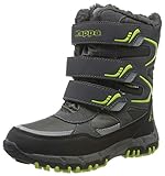 winterstiefel wasserfest herren  Kappa Unisex-Kinder Tex Klassische Stiefel, Grau (Grey/Lime 1633), 39 EU