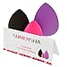 SUMERSHA 3pcs Soft Flawless Makeup Sponge Applicator Beauty Blender Puff Set, 3 Piece Makeup Blender Sponge,Foundation Blending Blush Concealer Eye Face Powder Cream Cosmetics Makeup Sponges