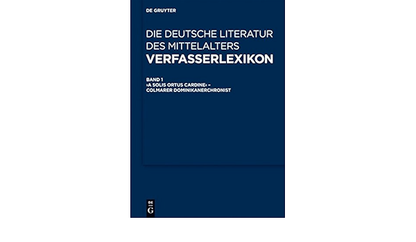 Verfasserlexikon Die Deutsche Literatur Des Mittelalters Studienausgabe Amazon De Wachinger Burghart Keil Gundolf Ruh Kurt Schroder Werner Worstbrock Franz Josef Bucher Verfasserlexikon Die Deutsche Literatur Des Mittelalters Studienausgabe Amazon De Wachinger Burghart Keil Gundolf Ruh Kurt Schroder Werner Worstbrock Franz Josef Bucher