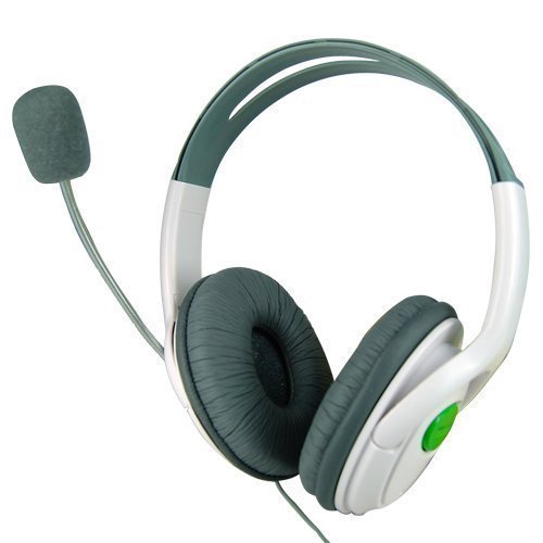 Accessotech Grand 2 écouteurs Casque Microphone pour Microsoft Xbox 360 Live Online Casque De Jeu