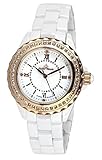 Stella Maris Damen-Armbanduhr Analog Quarz Premium Keramik Diamanten - STM15E3