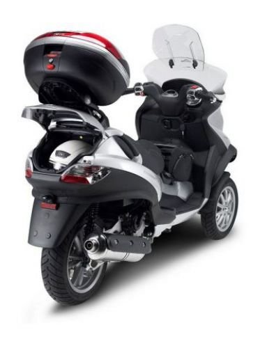 Givi SR134 Topcase-Träger klappbar Monokey Koffer mit M5 Platte/Max. Zuladung 6 kg Piaggio MP3 125-250-400-500 /LT Bj. 08