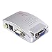 Produktbild YAOkxin VGA zu AV Konverter 1080P PC zu TV Video Converter Kompatibel mit Allen Betriebssystemen für Xbox PS3 TV STB VHS Videorecorder Kamera Blue-Ray DVD, Sliver