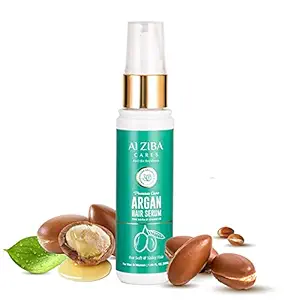 ALZIBA Argan Hair Serum With Jojoba & Almond Oil for Soft and Shiny Hair Vitamin E - 50ML