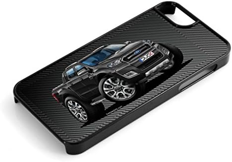 WickedArtz Cartoon Car Ford Ranger T6 Wildtrak 2015+ Double Cab Pick Up iPhone 7/7s Case/Cover (Black)