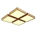 Produktbild Lang Guang Deckenleuchte, Moderne minimalistische quadratische Wohnzimmerlampe Massivholz-LED-Deckenleuchte Restaurantbeleuchtung Stimmungsvolle Holzlampe Schlafzimmerbeleuchtung