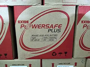 Exide 12 Volt 42AH -UPS Solar Power Safe Sealed Battery (Black), Pack of 1