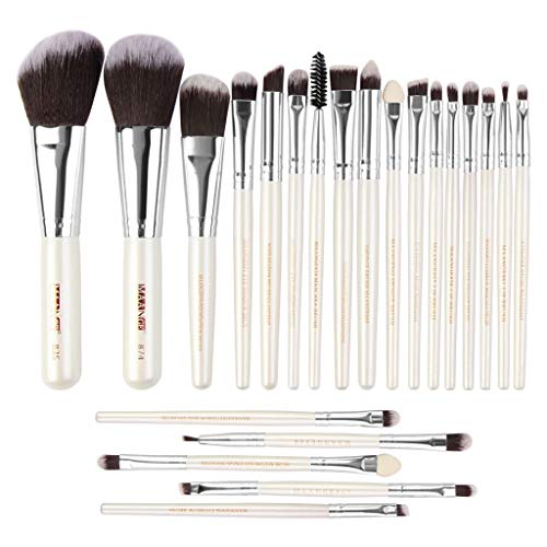 Preisvergleich Produktbild RYTEJFES 25 Stück Pinselset Professionelle Makeup Pinsel Kosmetikpinsel Lidschatten Gesichtspinsel Eyeliner Essential Make-up-Pinsel für Anfänger Lidschatten Kosmetikpinsel Beauty Tools
