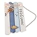 Produktbild HWTP Willkommensschild-Plaketten im mediterranen Stil, 27x11,7 cm / 10,63 x 4,72 Zoll