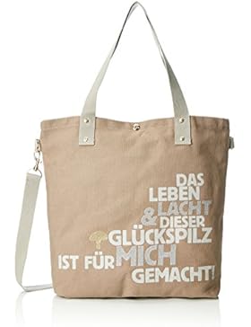 Adelheid Glückspilz m. Spruch Einkaufstasche 11260136574 Damen Shopper 44x39x10 cm (B x H x T)