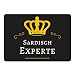 Produktbild Mousepad Sardisch Experte schwarz