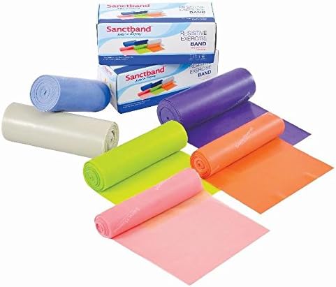 Sanctbandexercise band, 5.5 m roll, pfirsich/extra leicht