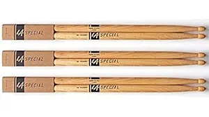 Promark LA Specials 5B Hickory Drumsticks Pair, 3-pack by TMA