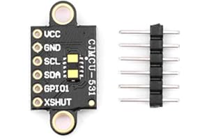 VIAGASAFAMIDO Capteur de télémétrie, Capteur de télémétrie VL53L1X 4 mètres Capteur de détection de distance par capteur de temps de vol